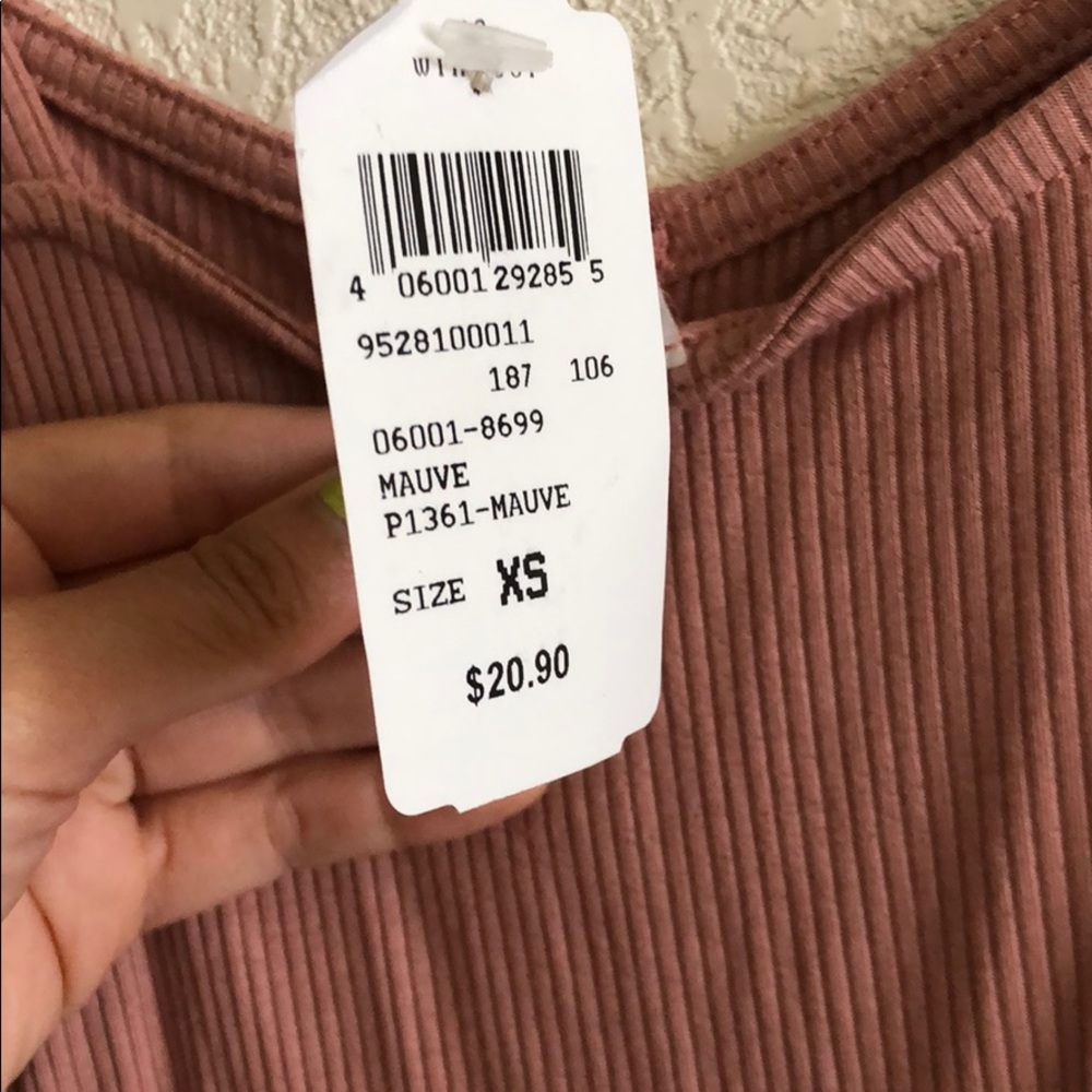 NWT Windsor Ribbed Bodysuit - Picture 4 of 4